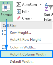 microsoft for mac excel autofit rows and columns